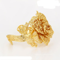 51831 xuping vente chaude 24k or plaqué fleur bracelet en forme de mariage pour les femmes